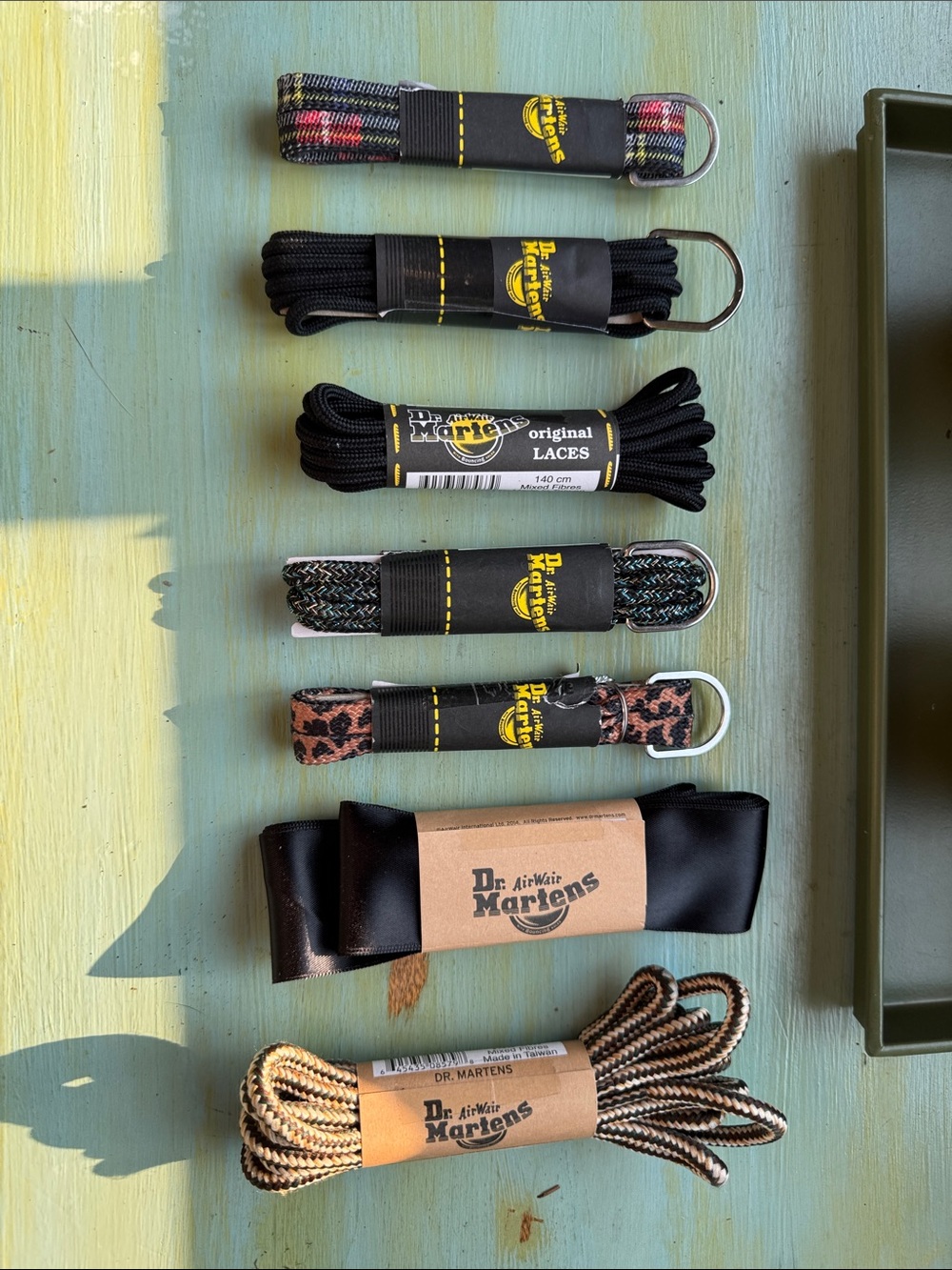 Dr. Martens Replacement Laces in Black, Tan, Brown & Multicolor